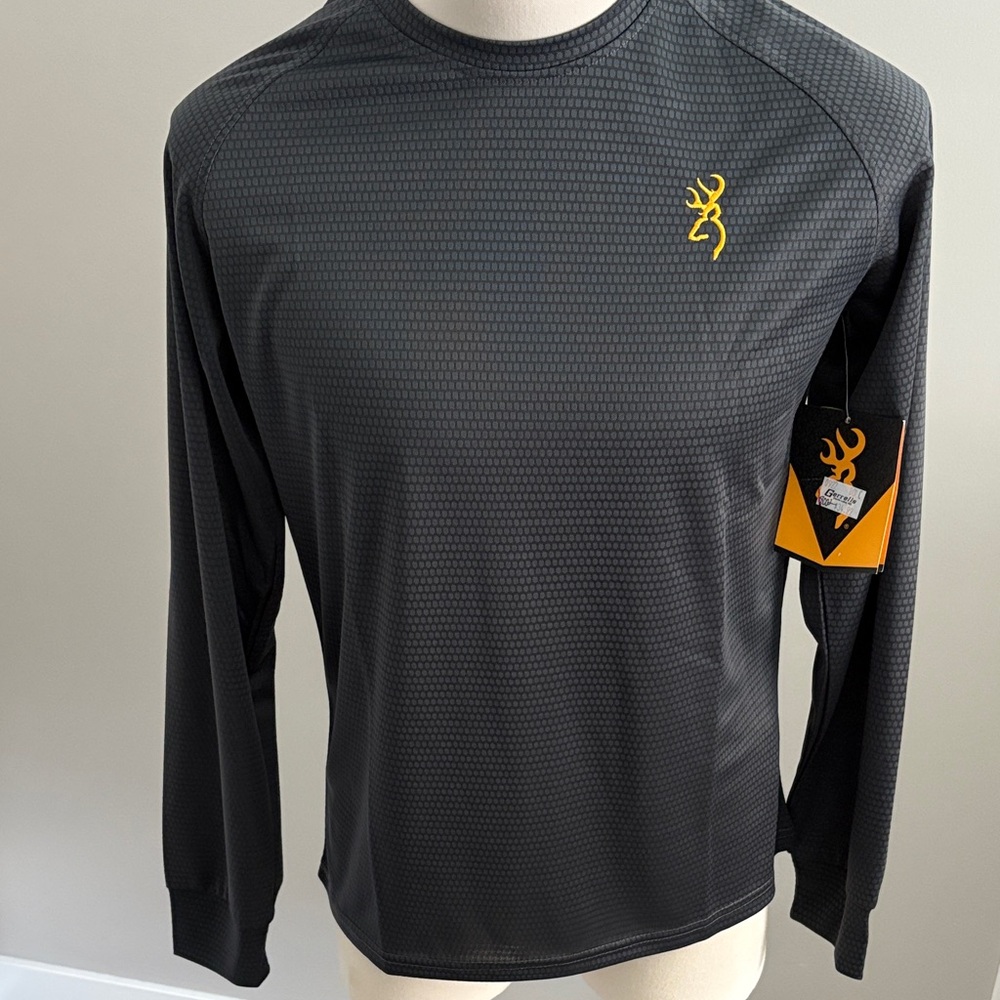 Browning Black Shirt with Yellow Logo